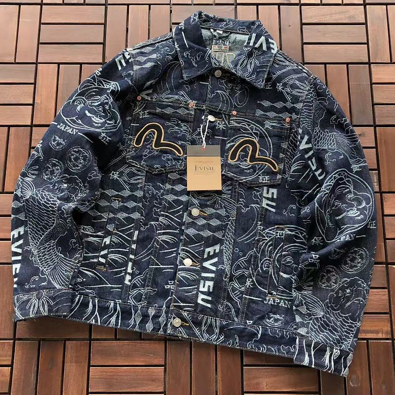 ~185 EVISU JACKET 77062537 (Im 185CM 80KG Iwear Size M In The Photo), photo 1