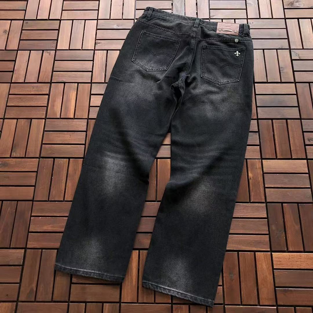 Other ~225 CH🔥OM🔥 HE🔥RTS JEANS 22092634 (Im 180CM 68KG Iwear Size 33 In The Photo)