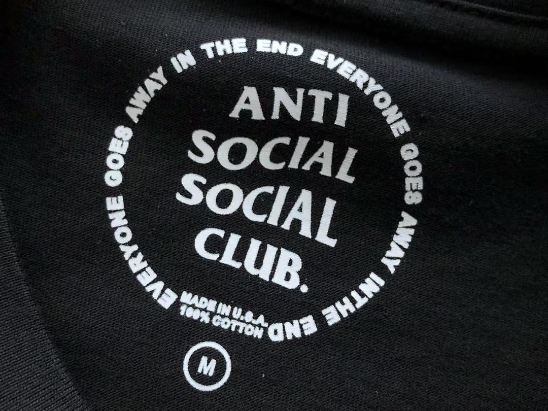 On Running ~85 ANTI SOCIAL CLUB T-SHIRT 55041113 (Im 185CM 70KG Iwear Size M In The Photo) - Image 19