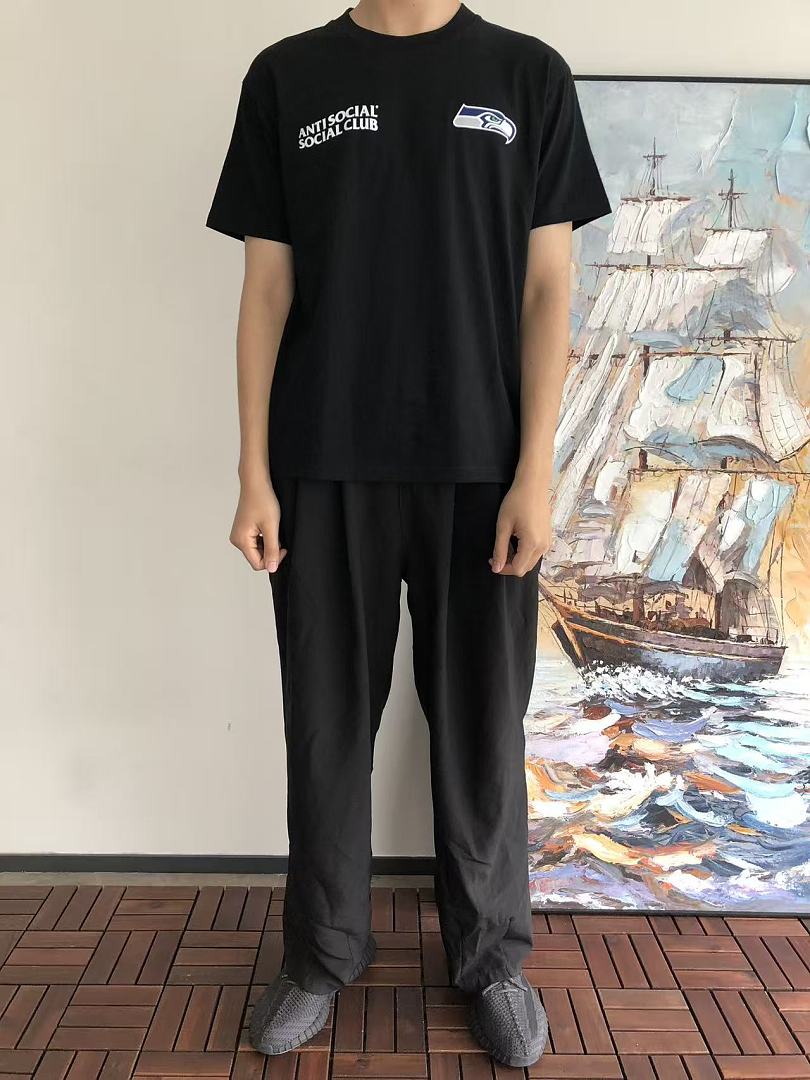 On Running ~85 ANTI SOCIAL CLUB T-SHIRT 55041593 (Im 185CM 70KG Iwear Size M In The Photo) - Image 3