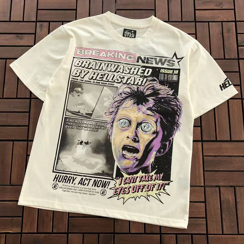 ~79 HELLSTAR T-SHIRT 77011683 (Im 176CM 58KG Iwear Size M In The Photo), photo 1
