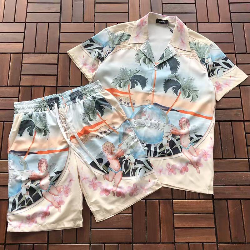AMIRI TOP~ 99 PANTS ~99 AMIRI T-SHIRT SHIRT SHORTS 77061800 (Im 185CM 70KG Iwear Size L In The Photo)
