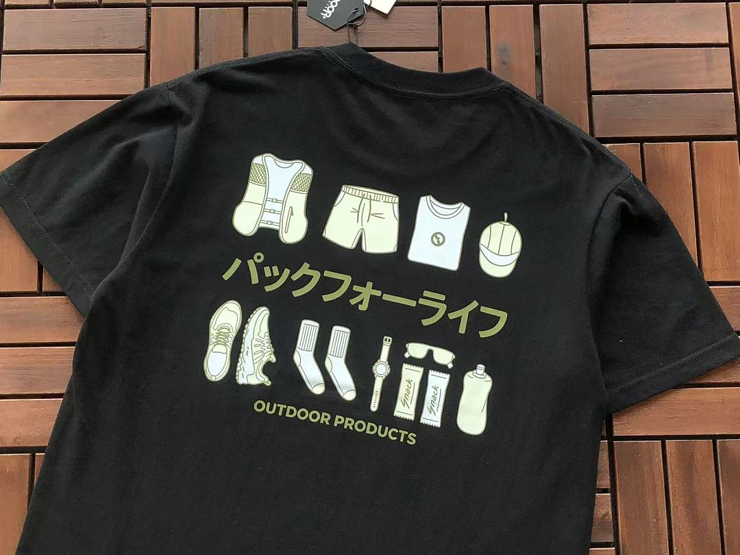 On Running ¥~89 OUTDOOR PRODUCTS T-SHIRT 55052619 (Im 185CM 80KG Iwear Size M In The Photo) - Image 21