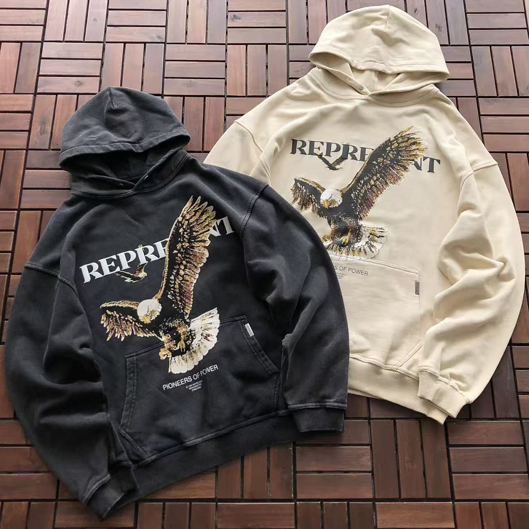 ~185 Represent HOODIE 66041906 (Im 176CM 58KG Iwear Size M In The Photo), photo 1