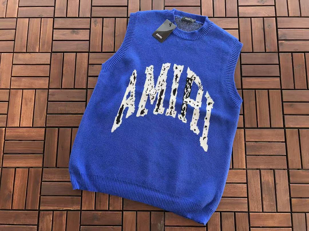 AMIRI ~185 AMIRI VEST SHORTS SWEATER 33121732 (Im 180CM 68KG Iwear Size XL In The Photo) - Image 9