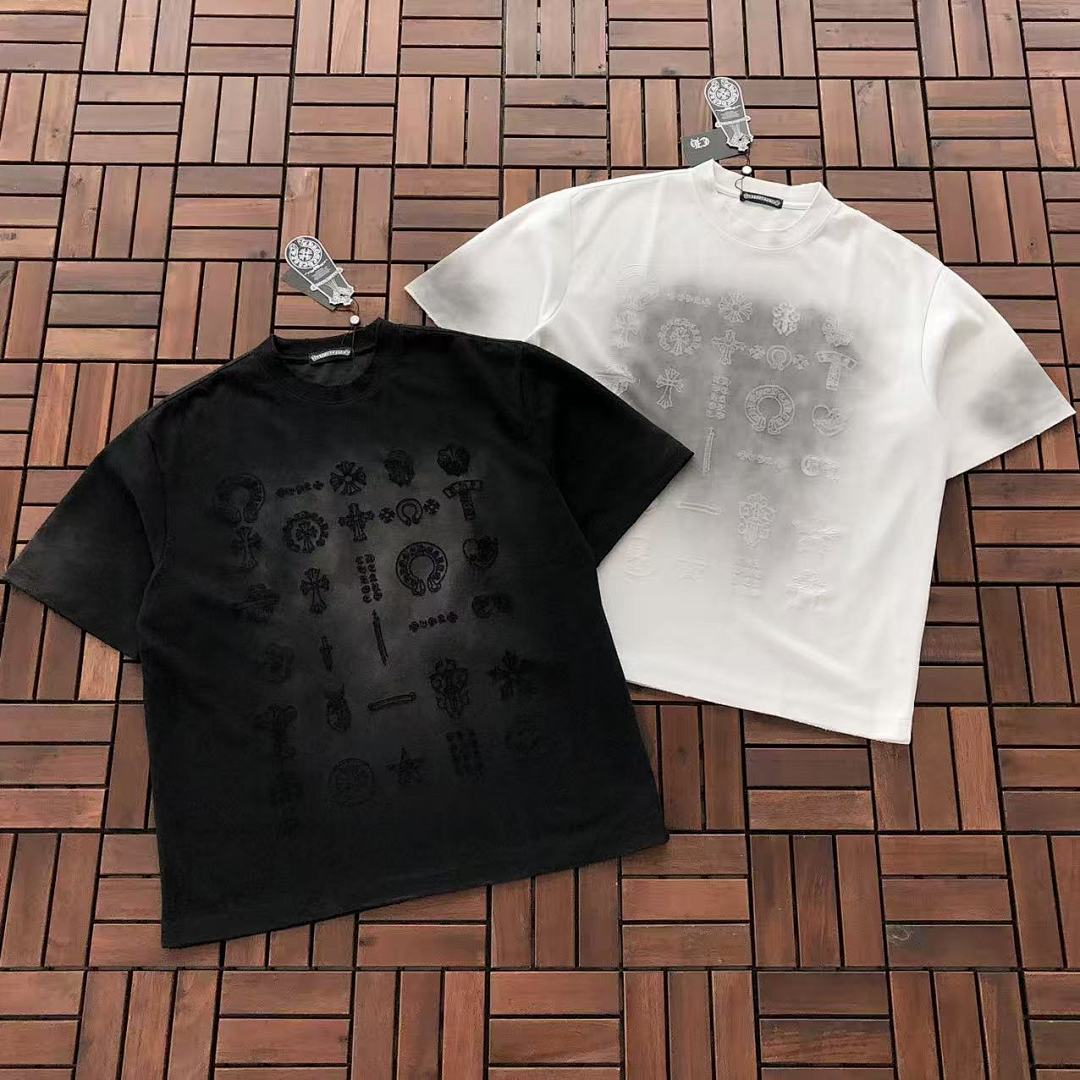 Chanel Chanel ~185 CH🔥OM🔥 HE🔥RTS T-SHIRT 66031708 (Im 185CM 80KG Iwear Size M In The Photo), photo 1