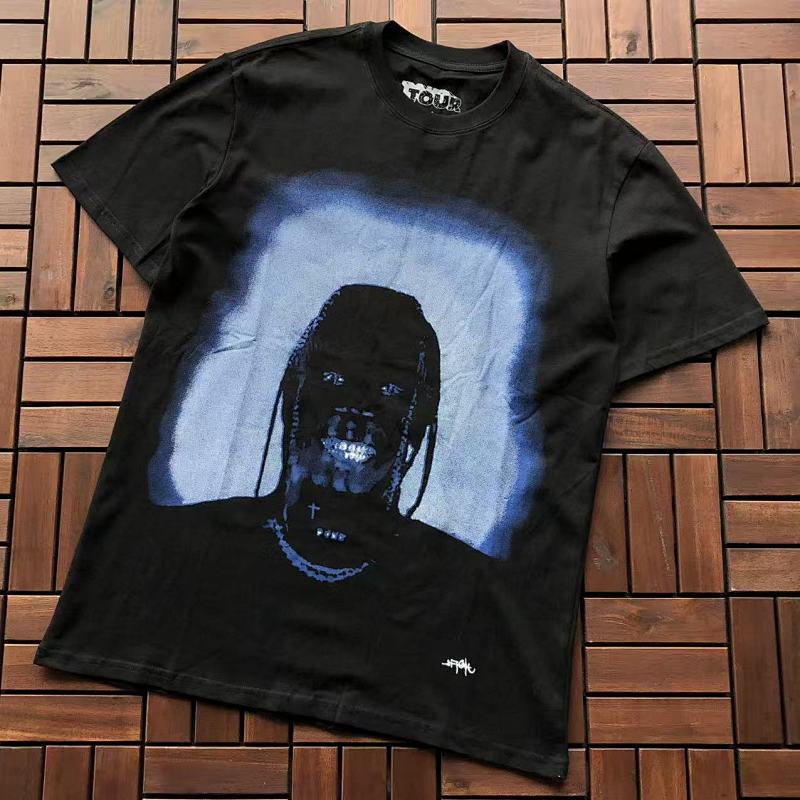 ~79 TRAVIS SCOTT T-SHIRT 33111469 (Im 185CM 80KG Iwear Size M In The Photo), photo 1