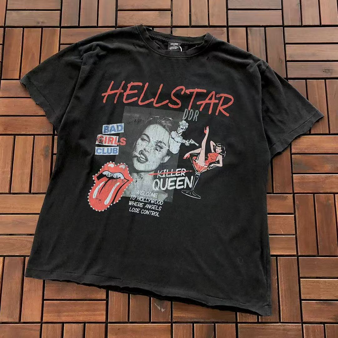 Other ~99 HELLSTAR T-SHIRT 77070608 (Im 185CM 70KG Iwear Size M In The Photo), photo 1