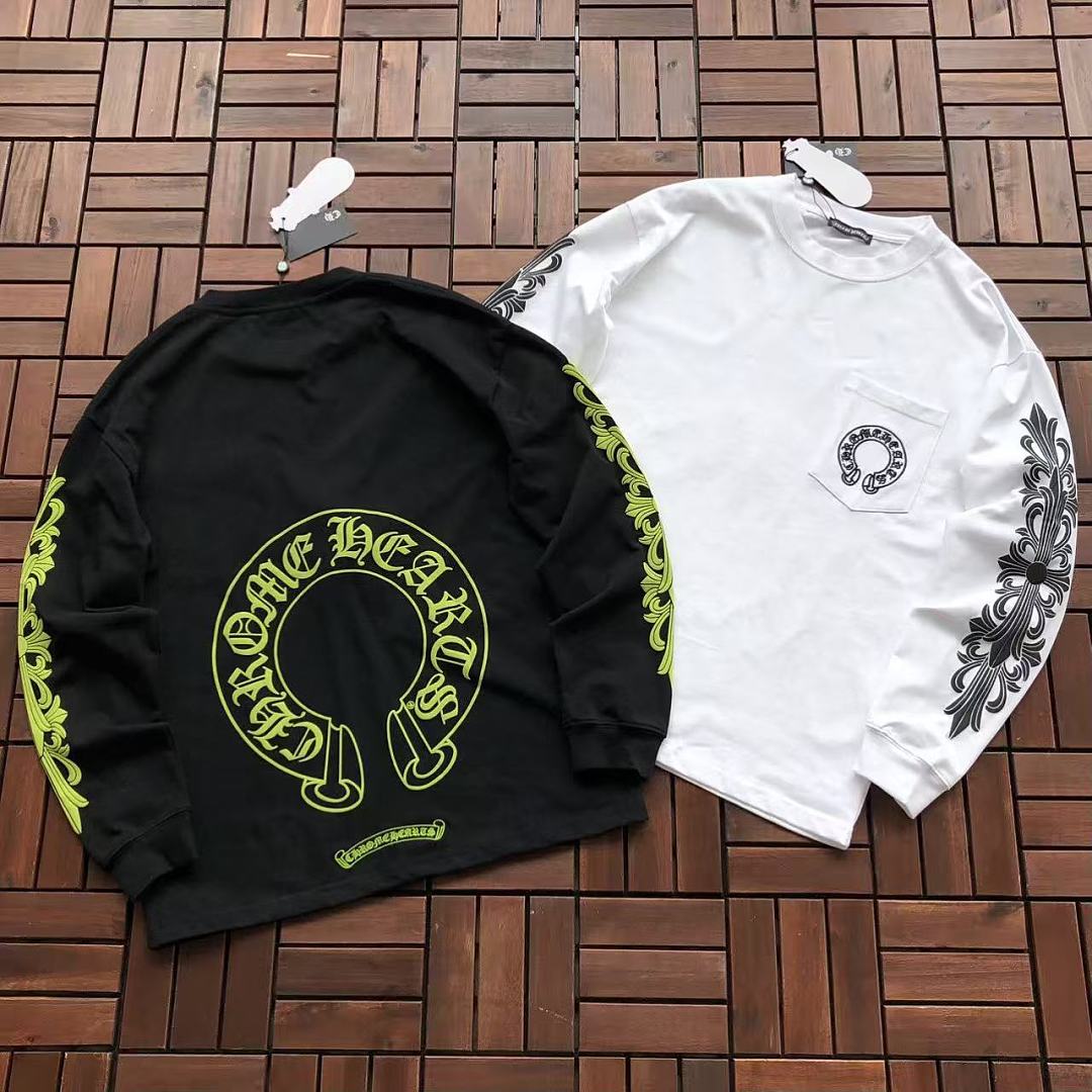 Chanel Chanel ~185 CH🔥OM🔥 HE🔥RTS LONG-SLEEVE 66080255 (Im 185CM 70KG Iwear Size M In The Photo), photo 1