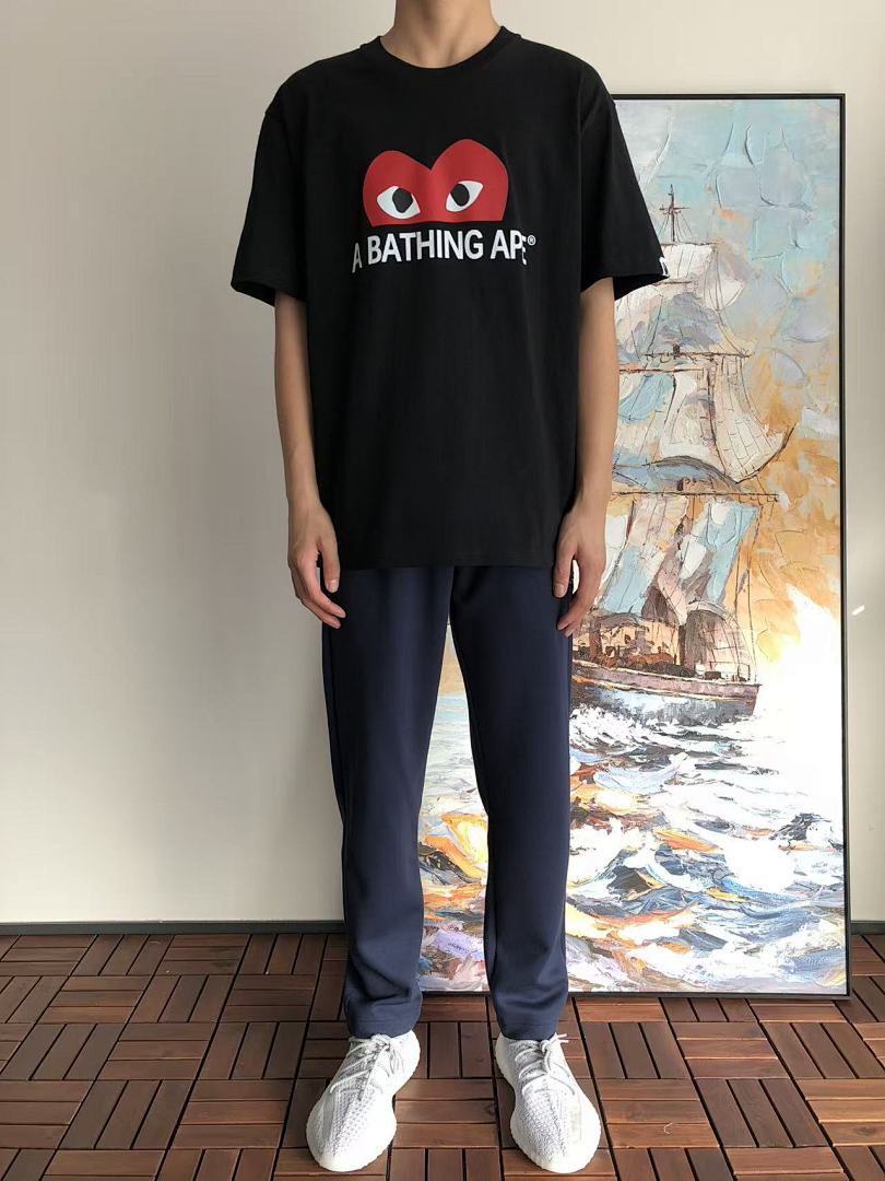 Other ~89 BAPE & CDG T-SHIRT 11112822 (Im 176CM 58KG Iwear Size M In The Photo) - Image 3