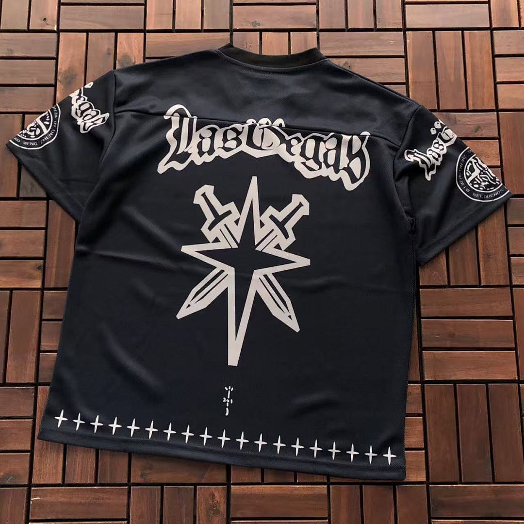 Other ~79 TRAVIS SCOTT T-SHIRT 77010804 (Im 176CM 58KG Iwear Size M In The Photo), photo 1