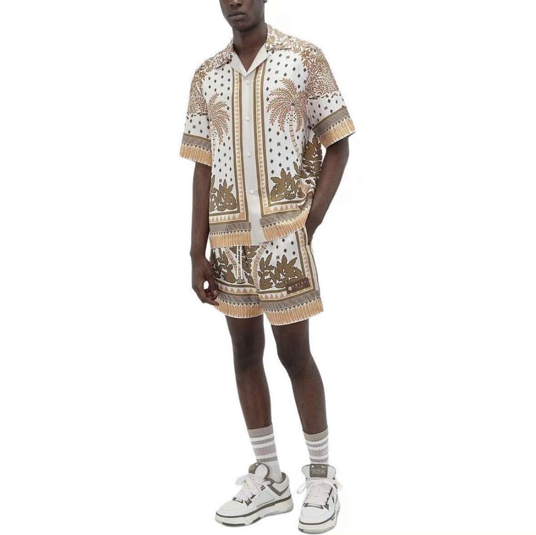 AMIRI TOP~ 89 PANTS~ 85 AMIRI T-SHIRT SHIRT SHORTS 77032910 (Im 176CM 58KG Iwear Size L In The Photo) - Image 4