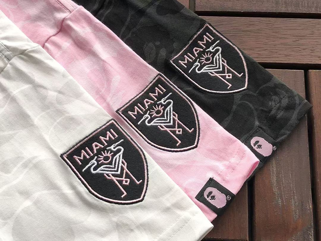 Other ~99 BAPE & INTER MIAMI T-SHIRT 55040716 (Im 185CM 80KG Iwear Size M In The Photo) - Image 24