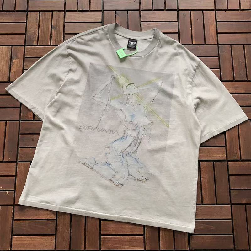 Chanel ~119 SAINT MICHAEL T-SHIRT 11122232 (Im 180CM 68KG Iwear Size S In The Photo), photo 1