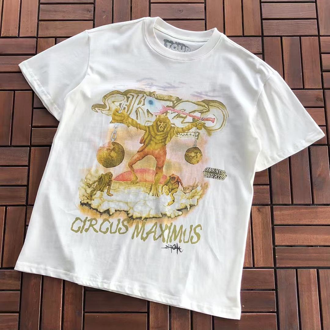 ~79 TRAVIS SCOTT T-SHIRT 33111435 (Im 185CM 80KG Iwear Size M In The Photo), photo 1