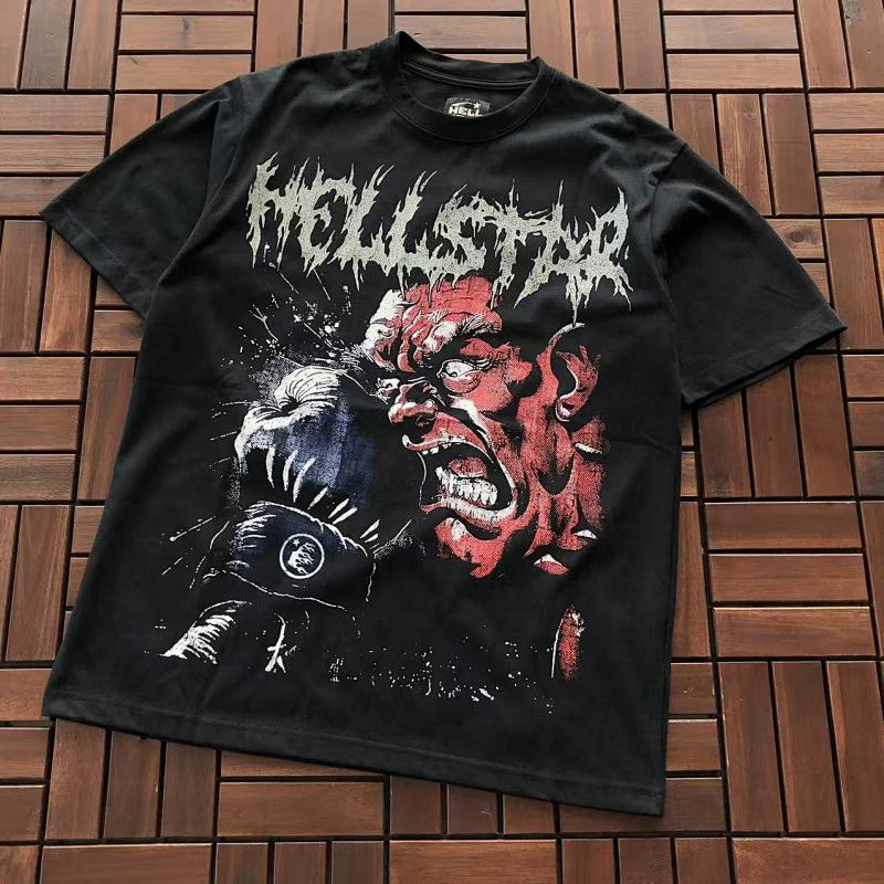 ~79 HELLSTAR T-SHIRT 33120427 (Im 180CM 68KG Iwear Size XL In The Photo), photo 1