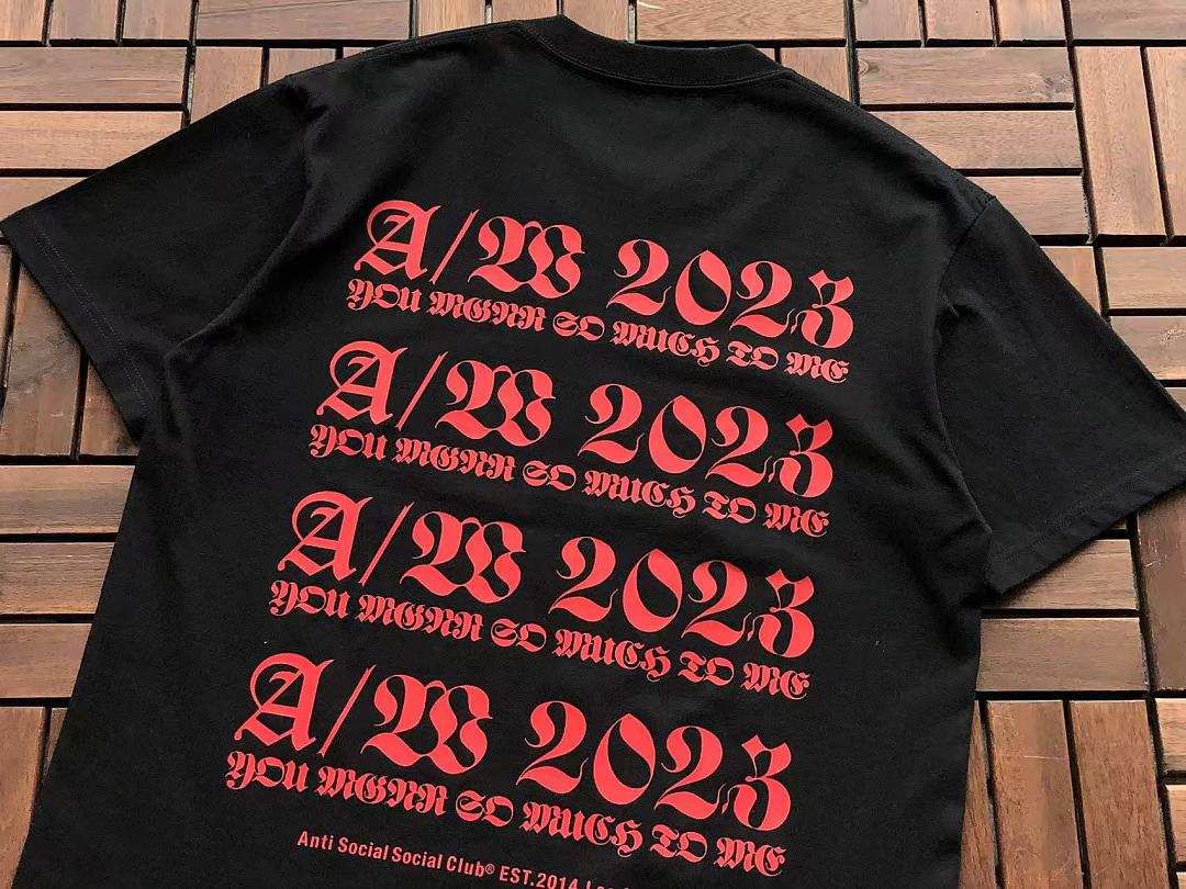 On Running ~ 85 ANTI SOCIAL CLUB T-SHIRT 55041707 (Im 180CM 68KG Iwear Size M In The Photo) - Image 6