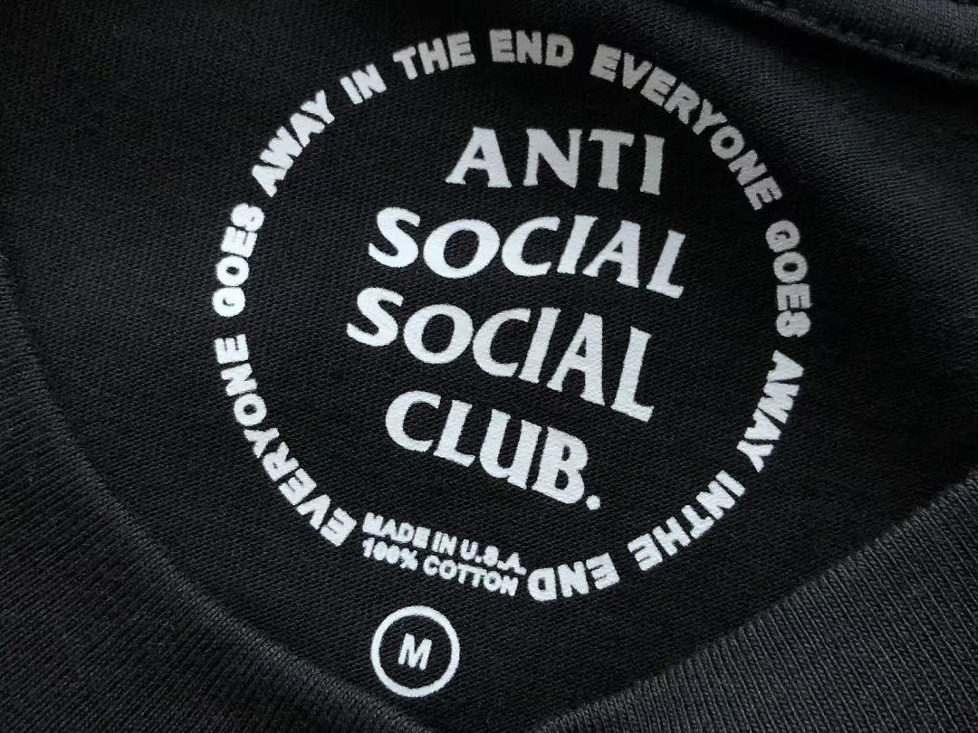 On Running ~85 ANTI SOCIAL CLUB T-SHIRT 55041606 (Im 185CM 70KG Iwear Size M In The Photo) - Image 21