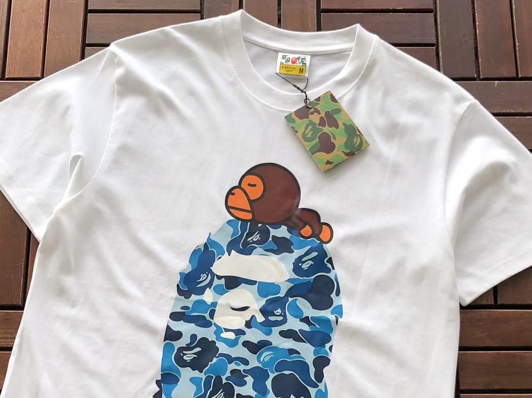 Other ~79 BAPE T-SHIRT 77070816 (Im 185CM 70KG Iwear Size M In The Photo) - Image 8