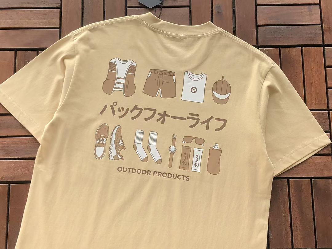 On Running ¥~89 OUTDOOR PRODUCTS T-SHIRT 55052619 (Im 185CM 80KG Iwear Size M In The Photo) - Image 12