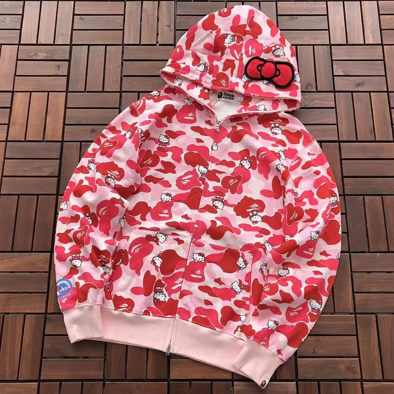 Bape ~305 BAPE HOODIE FLEECE 55042228 (Im 176CM 58KG Iwear Size L In The Photo), photo 1