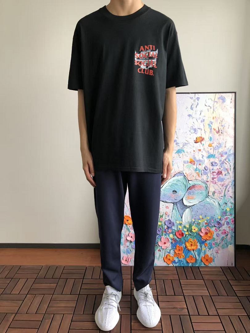 On Running ~85 ANTI SOCIAL CLUB T-SHIRT 11102129 (Im 176CM 58KG Iwear Size L In The Photo) - Image 3