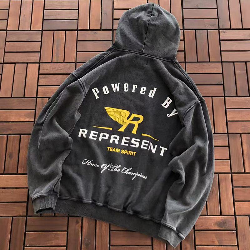 ~135 Represent HOODIE 33120106 (Im 184CM 80KG Iwear Size M In The Photo), photo 1