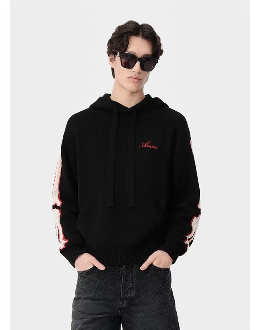 AMIRI ~179 AMIRI HOODIE SWEATER 77010937 (Im 176CM 58KG Iwear Size M In The Photo) - Image 6