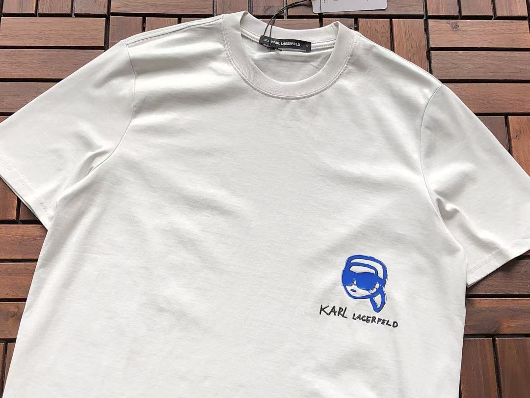 Other ~135 KARL LAGERFELD T-SHIRT 55040622 (Im 185CM 80KG Iwear Size M In The Photo) - Image 8