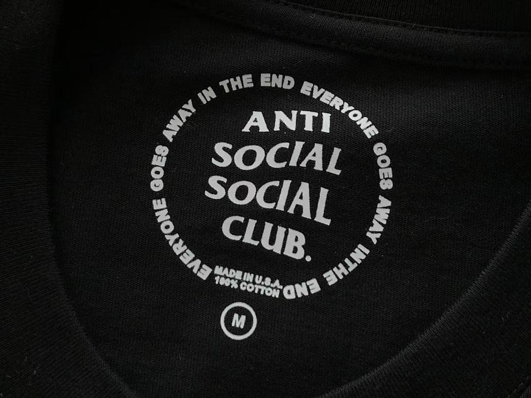 On Running ~85 ANTI SOCIAL CLUB T-SHIRT 55041220 (Im 185CM 70KG Iwear Size M In The Photo) - Image 21