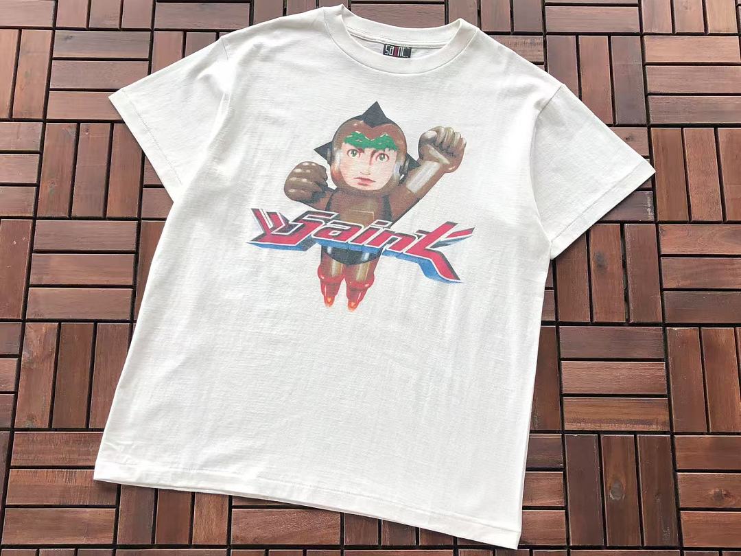 Other 🔥1:1🔥~125 SAINT MICHAEL T-SHIRT 77070726 (Im 185CM 80KG Iwear Size M In The Photo) - Image 8