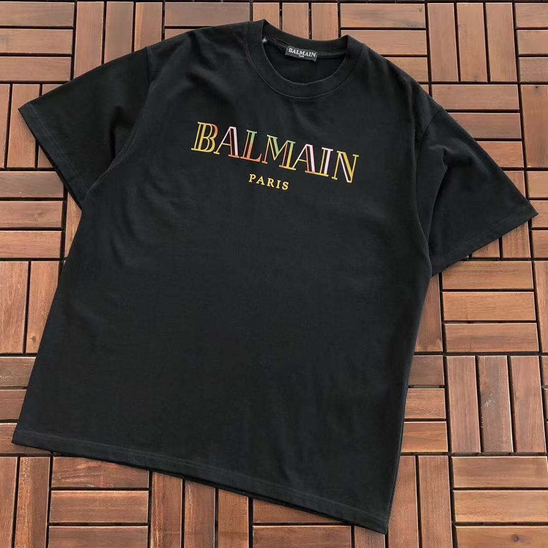 ~119 BALMAIN T-SHIRT 55080720 (Im 185CM 80KG Iwear Size M In The Photo), photo 1