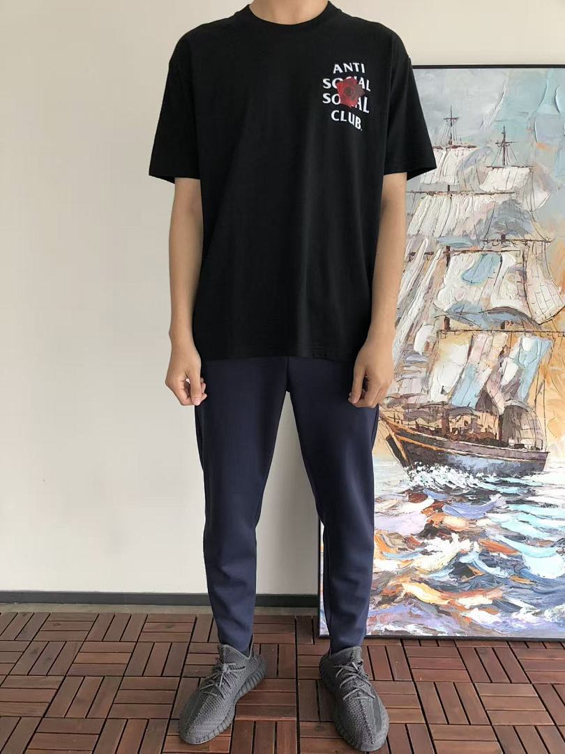 On Running ~ 85 ANTI SOCIAL CLUB T-SHIRT 55041129 (Im 185CM 70KG Iwear Size L In The Photo) - Image 3