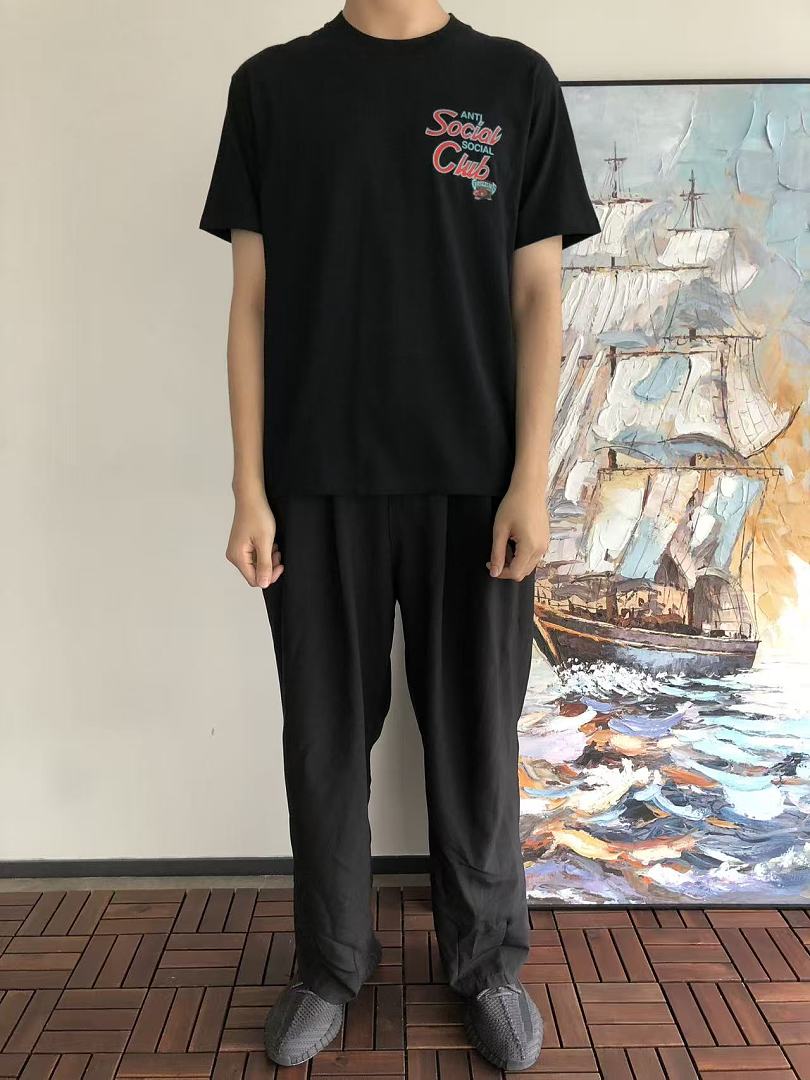 On Running ~85 ANTI SOCIAL CLUB T-SHIRT 55041579 (Im 185CM 70KG Iwear Size M In The Photo) - Image 3