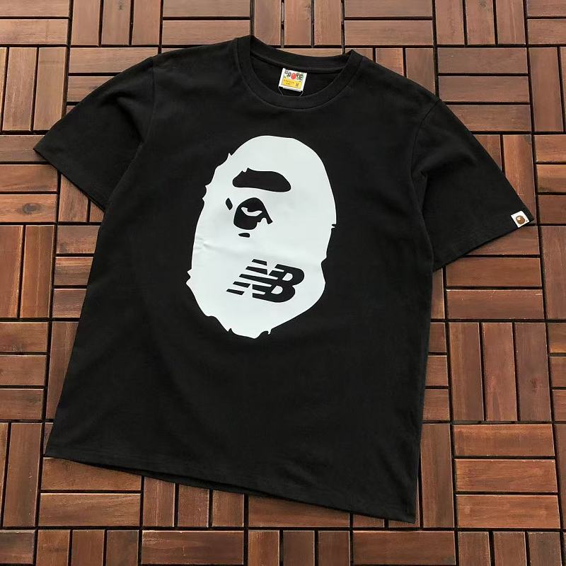 Bape ~75 BAPE & NEW BALANCE T-SHIRT 66071419 (Im 185CM 70KG Iwear Size M In The Photo), photo 1