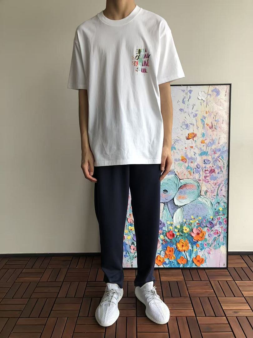 On Running ~85 ANTI SOCIAL CLUB T-SHIRT 11102401 (Im 176CM 58KG Iwear Size L In The Photo) - Image 3