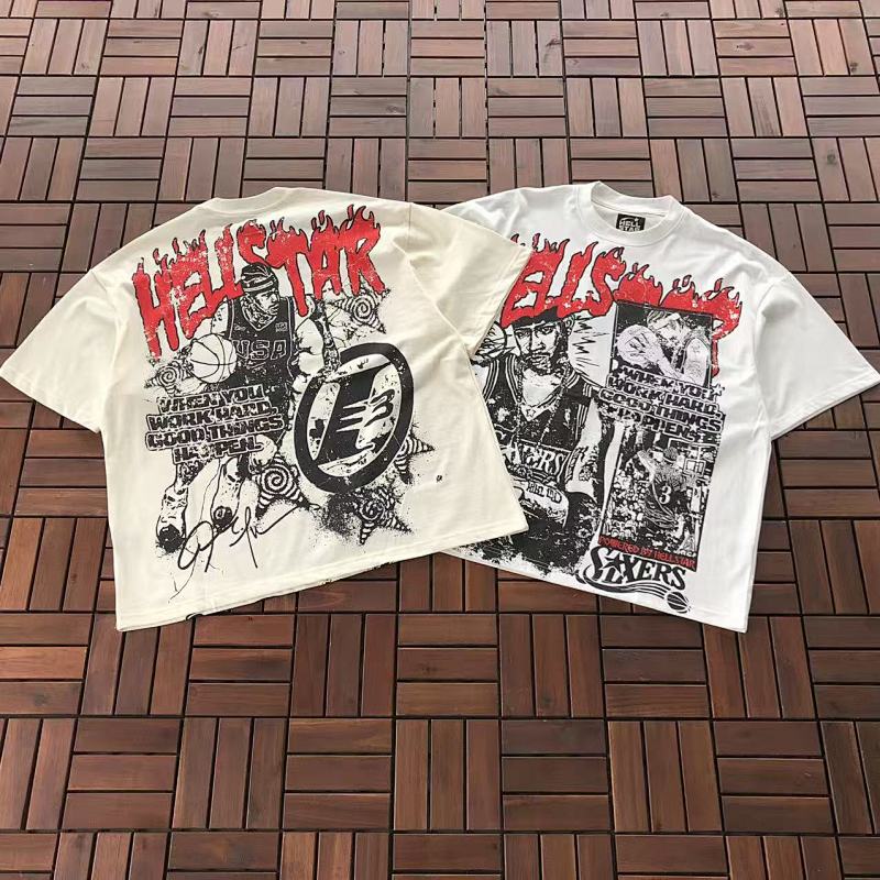 ~79 HELLSTAR T-SHIRT 33120442 (Im 180M 68KG Iwear Size XL In The Photo), photo 1