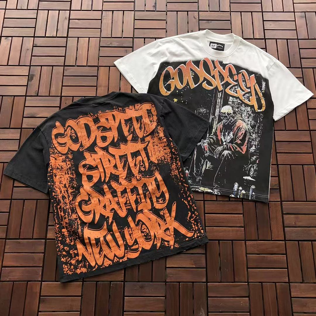 Other BLACK~ 89 WHITE~ 85 GODSPEED T-SHIRT 77040639 (Im 176CM 58KG Iwear Size M In The Photo), photo 1