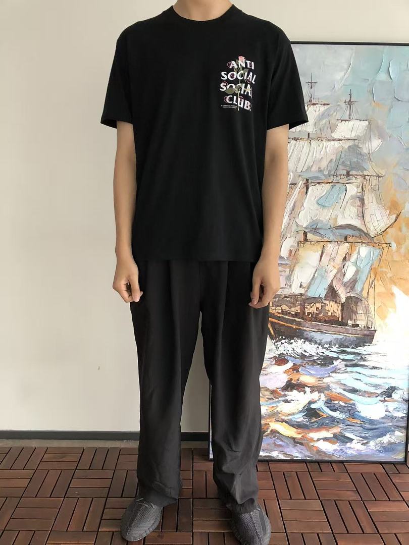 On Running ~85 ANTI SOCIAL CLUB T-SHIRT 55041655 (Im 185CM 70KG Iwear Size M In The Photo) - Image 3