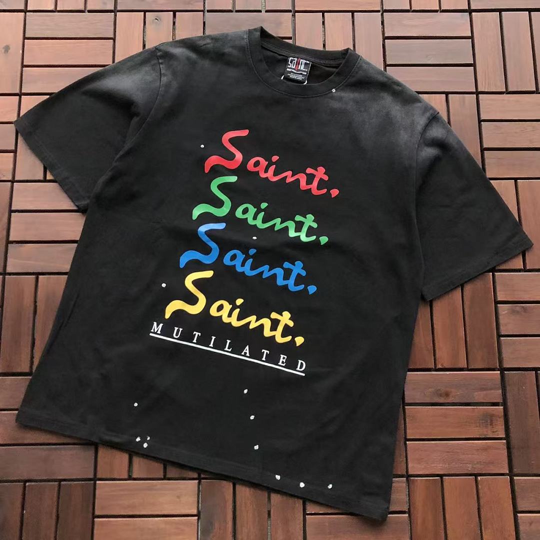 Chanel ~95 SAINT MICHAEL T-SHIRT 77042342 (Im 176CM 58KG Iwear Size M In The Photo), photo 1