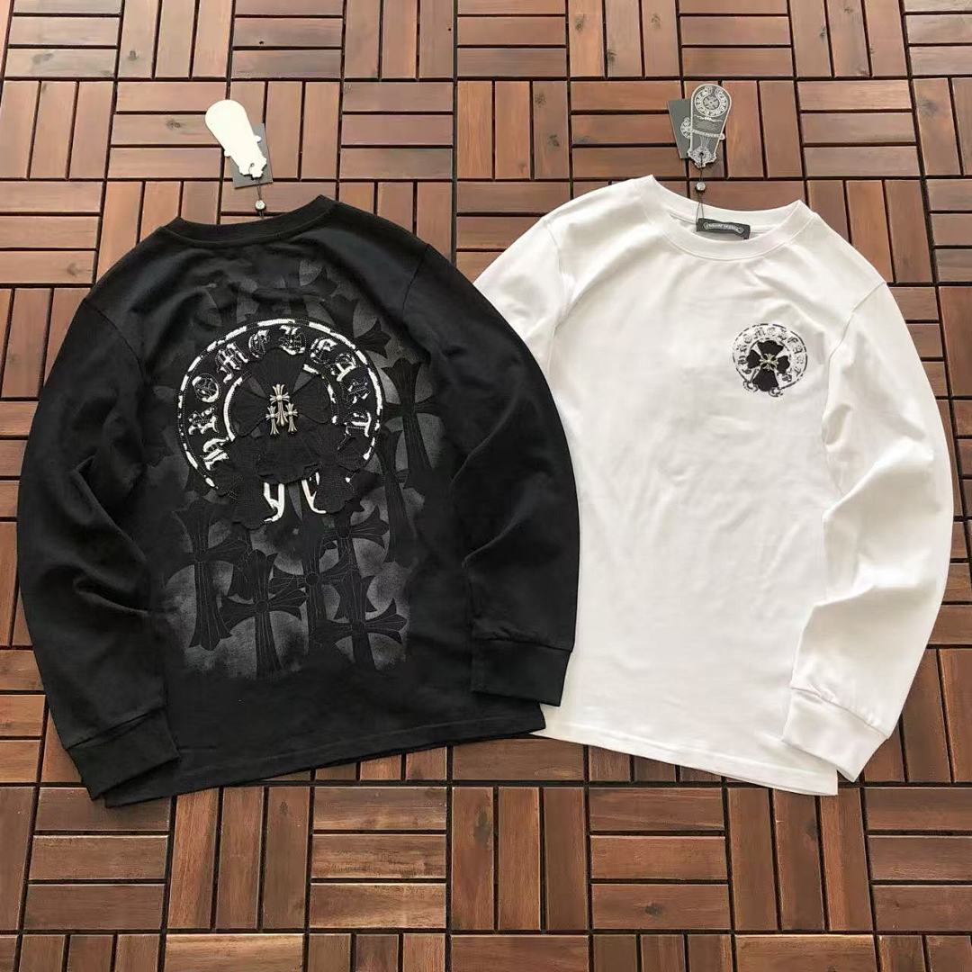 Chanel Chanel ~159 CH🔥OM🔥 HE🔥RTS LONG-SLEEVE 55020324 (Im 176CM 58KG Iwear Size S In The Photo), photo 1