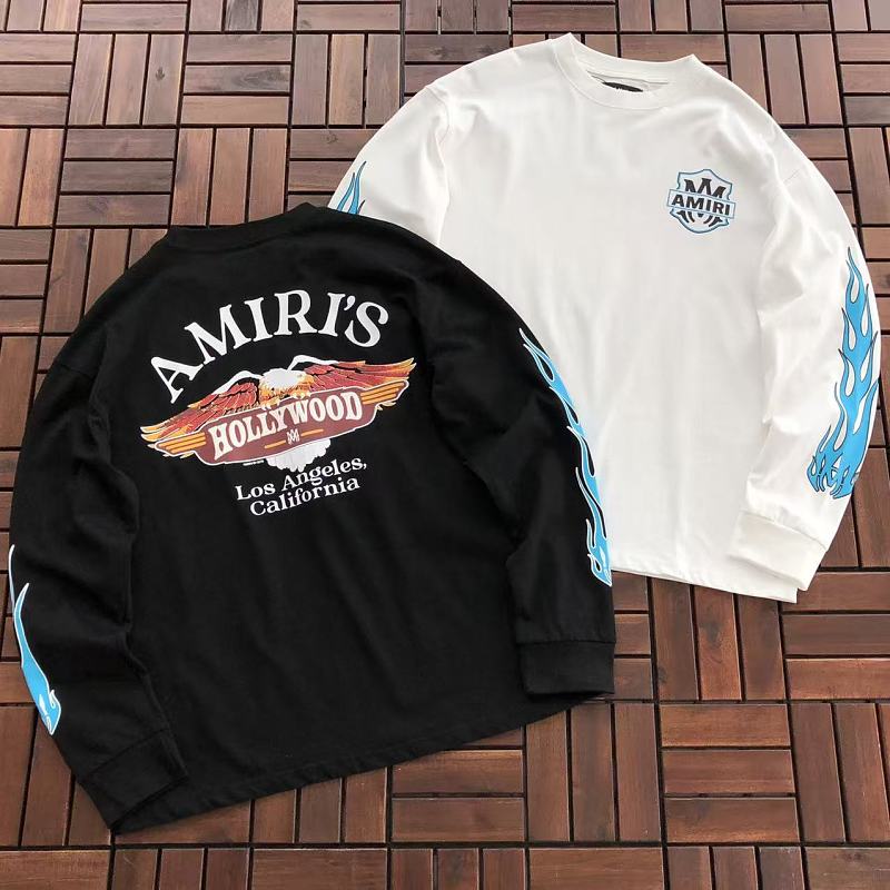AMIRI ~125 AMIRI LONG-SLEEVE 55081007 (Im 185CM 70KG Iwear Size M In The Photo)