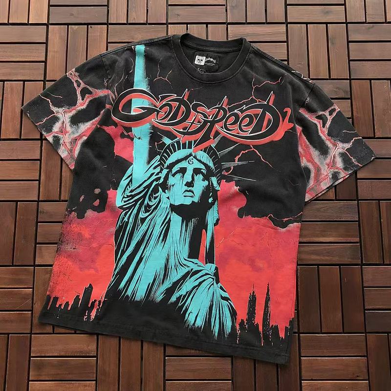 ~89 GODSPEED T-SHIRT 77042325 (Im 176CM 58KG Iwear Size M In The Photo), photo 1