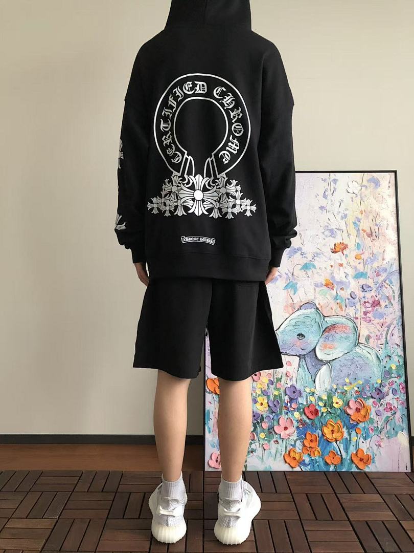 Other ~149 CH🔥OM🔥 HE🔥RTS HOODIE 11121096 (Im 176CM 58KG Iwear Size XL In The Photo) - Image 4