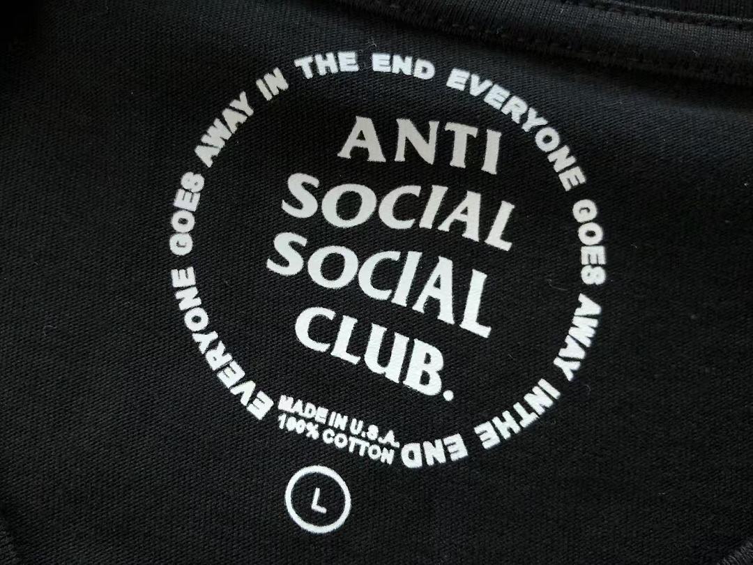 On Running ~ 85 ANTI SOCIAL CLUB T-SHIRT 55041587 (Im 185CM 70KG Iwear Size L In The Photo) - Image 18