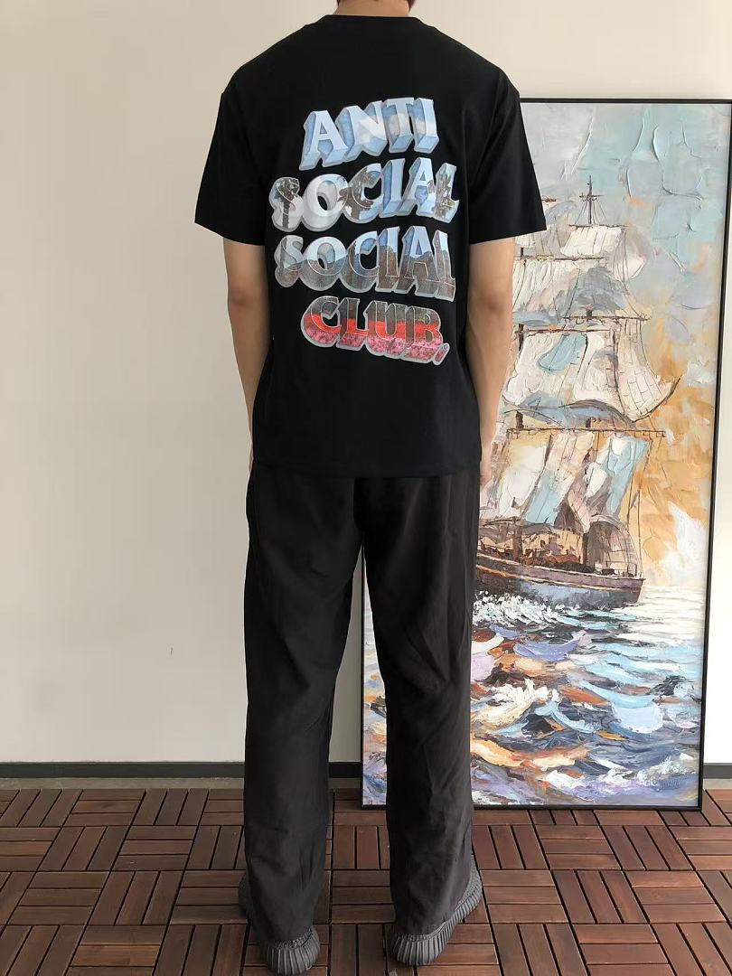 On Running ~85 ANTI SOCIAL CLUB T-SHIRT 55041623 (Im 185CM 70KG Iwear Size M In The Photo) - Image 4