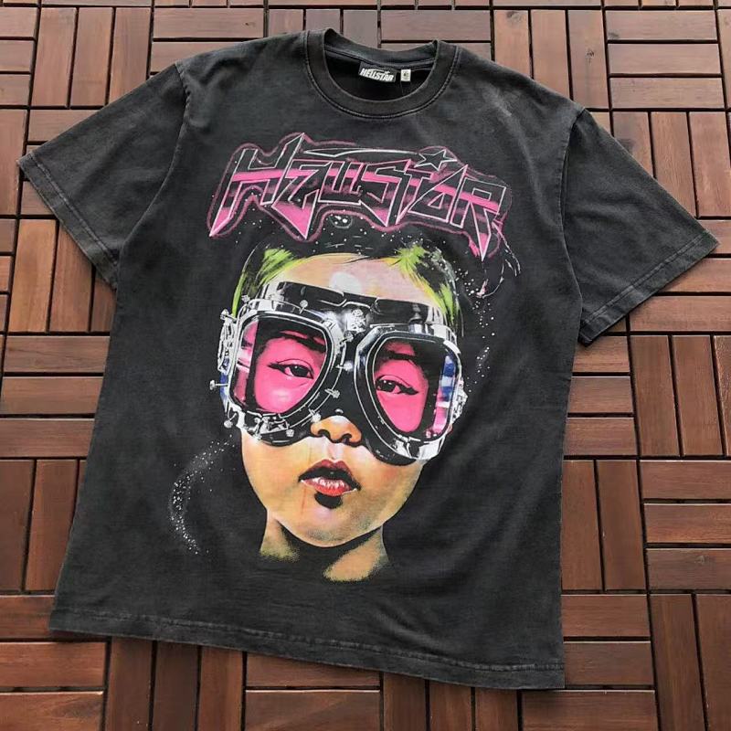 ~115 HELLSTAR T-SHIRT 66030480 (Im 176CM 58KG Iwear Size M In The Photo), photo 1