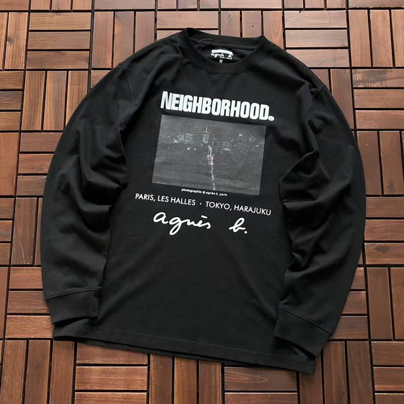 On Running ~119 NEIGHBORHOOD LONG-SLEEVE 11121843 (Im 180CM 68KG Iwear Size M In The Photo), photo 1