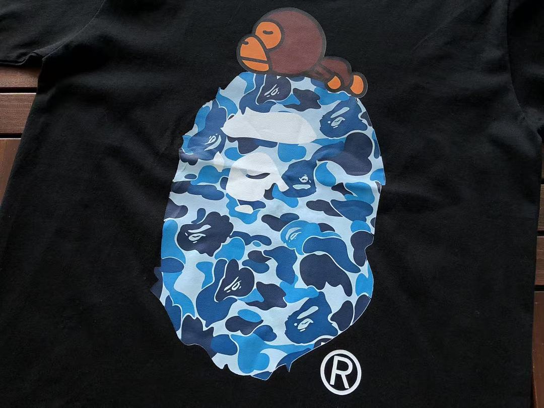 Other ~79 BAPE T-SHIRT 77070816 (Im 185CM 70KG Iwear Size M In The Photo) - Image 12