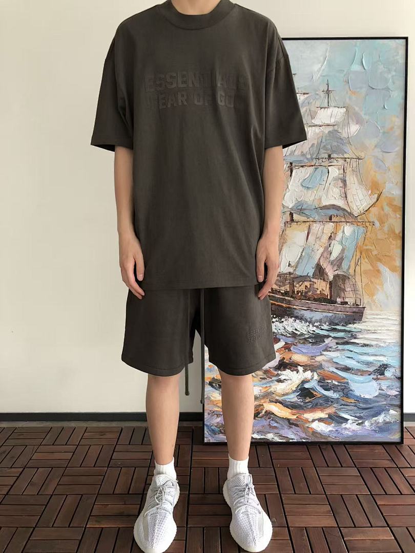 Other TOP109 PANTS119 FOG T-SHIRT SHORTS FLEECE 88032353 (Im 176CM 58KG Iwear Size M In The Photo) - Image 7